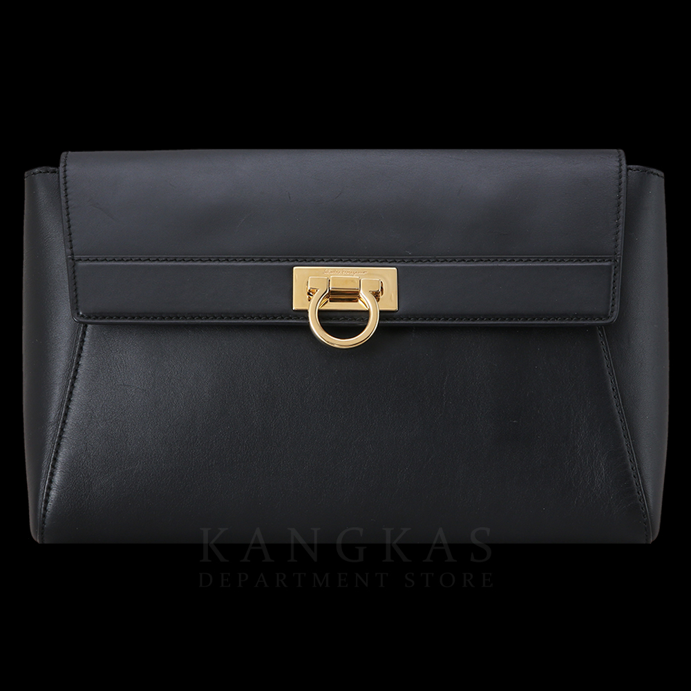 FERRAGAMO(USED)페레가모 간치니 버클 플랩 숄더백